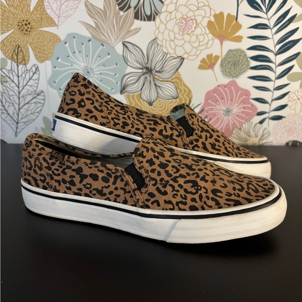 Keds Leopard Print Slip-On Shoes